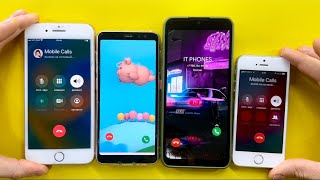 Crazy IncomingOutgoing Mobile Calls iPhone 8 Plus Samsung Galaxy A8 Realme C31 iPhone 5S [upl. by Aioj]