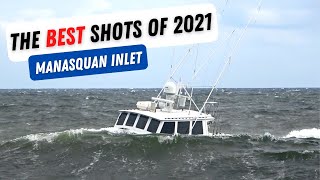 BEST OF MANASQUAN INLET 2021  The BEST Boat Shots Wins and Fails  Part 1 Exciting Boat Action [upl. by Atima]