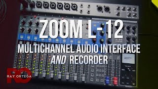 Zoom L12 Review amp Setup  Audio Interface and Recorder [upl. by Eiromem88]