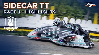 3WheelingMedia Sidecar TT Race 2  Highlights  2024 Isle of Man TT Races [upl. by Airdna75]