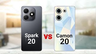 Tecno Spark 20 vs Tecno Camon 20 [upl. by Libre474]