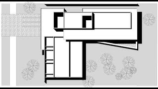 Planos de casa en forma de L [upl. by Ehcadroj]