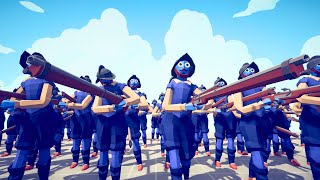 HOMERUN  100x MUSKETEER vs CUSTOM UNITS  Totally Accurate Battle Simulator TABS [upl. by Pihc]