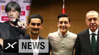 Joachim Löw Erdogate quotLehrequot für Ilkay Gündogan und Mesut Özil  DFBTeam  WM in Russland  Spox [upl. by Pyszka]