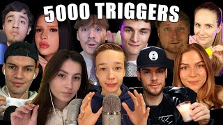 ASMR 5000 TRIGGERS WITH FRIENDS  Epic 500k Special Collab [upl. by Labina280]