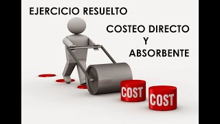 EJERCICIO RESUELTO METODOS DE COSTEO DIRECTO Y ABSORBENTE [upl. by Webb213]