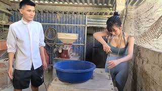 Genius Girl Repairs Rice Mill in Minutes [upl. by Ecienaj]