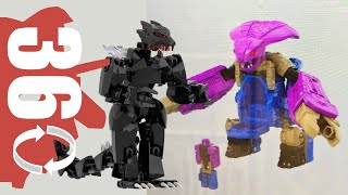 Transformers Target Multipack Godzilla Hero Factory Mocs 360 Spins [upl. by Goldshlag215]