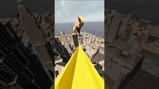 SLIDE in 360° VR  Fear of Heights 高所恐怖症 Shorts [upl. by Llertnov77]