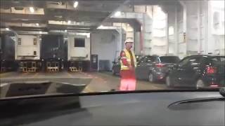 Stena Line Boarding Stena Line Horizon Rosslare to Cherbourg Ireland to France [upl. by Dare]