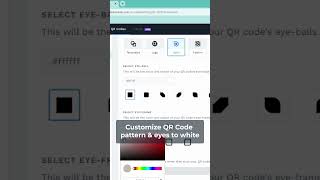 Create White QR Codes in 5 Easy Steps 🖐 customqrcode brandedqrcode [upl. by Danyluk]