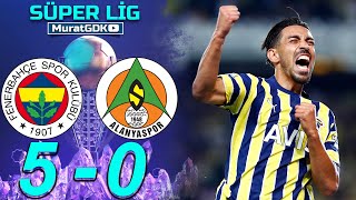 FENERBAHÇE 50 ALANYASPOR  SÜPER LİG [upl. by Trillbee]