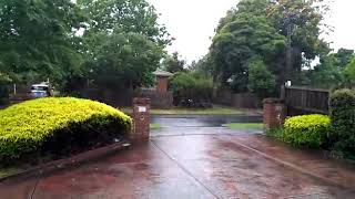 THUNDER STORMS RAINING IN DONVALE DONCASTER VICTORIA  AUSTRALIA ARIF  HOME [upl. by Pish647]