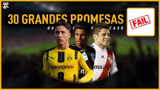 Los 30 GRANDES TALENTOS que PROMETIAN DOMINAR EL FÚTBOL y TERMINARON FRACASANDO [upl. by Aihsinat414]