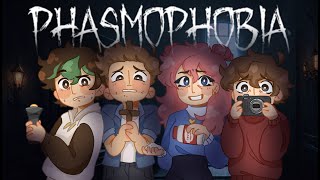 Best of Phasmophobia Vods w Lizzie Jimmy Joel and Grian [upl. by Anavi]