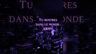 Tu rentres dans le monde ARMY💜 kpopcapcut bts army [upl. by Thorwald35]