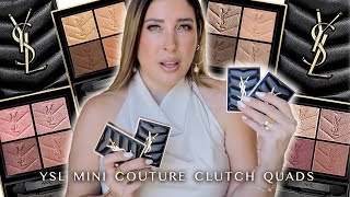 YSL COUTURE MINI CLUTCH EYESHADOW QUAD  BABYLONE ROSE  STORA DOLLS  KASBAH SPICES  MEDINA GLOW [upl. by Nodnarb618]