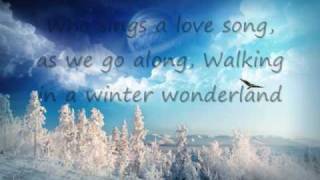 Walking in a Winter WonderlandWith lyrics [upl. by Ardis848]