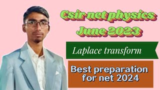 Csir net physics 2023 PYQ based on Laplace transform 😜😜😜😜 [upl. by Haididej364]