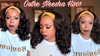 Shes Everything Outre Synthetic Half Wig Quick Weave Neesha H301 Under 20 Headband Half Wig [upl. by Nameerf828]