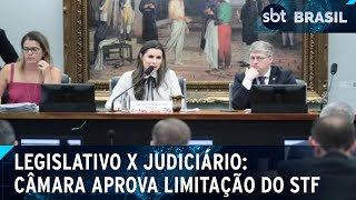 Comissão da Câmara aprova proposta que limita decisões do Supremo  SBT Brasil 091024 [upl. by Arihk]