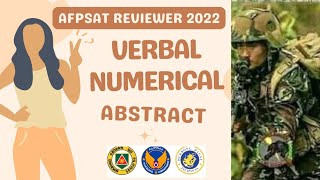 VERBAL 1 AFPSAT ReviewerArmyNavy Marine and air force [upl. by Adnohsak28]