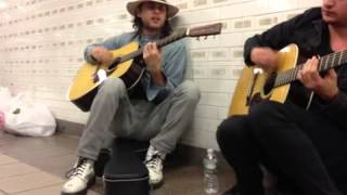 Jared Leto playing The Kill in an NYC subway station [upl. by Arnaud]