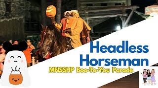 The Headless Horseman Rides MNSSHP BooToYou Parade 2023 [upl. by Gierk]