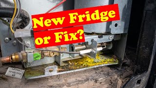 DIY RV FRIDGE REPAIR Replacing Cooling Unit [upl. by Dunaville]