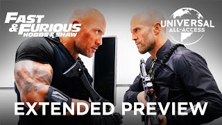 Fast amp Furious Presents Hobbs amp Shaw  The Iconic Corridor Fight Scene  Extended Preview [upl. by Atinaej]