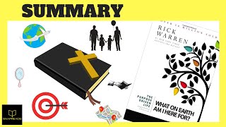 The Purpose Driven Life by Rick Warren  Animated Book Review [upl. by Gabbi]