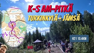 🗺️🌲KeskiSuomen AMpitkä 2023 H21  📹Suunnistus [upl. by Larina]