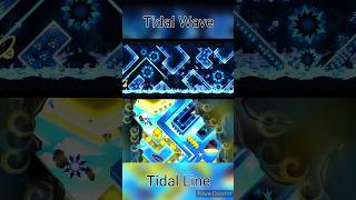 Geometry Dash Tidal Wave vs Tidal Line [upl. by Anabella]