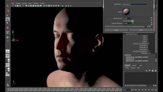 Maya CGFX Shader SSS effect [upl. by Fulviah]