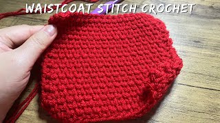 How to Waistcoat stitch crochet crochettutorial waistcoat foryou crocheters fypシ゚viral fyp [upl. by Piggy25]