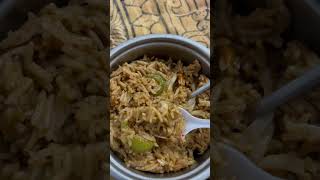 Street style fried rice friedrice chinesefood foodie food indianfood viral shortsviral short [upl. by Yecal]