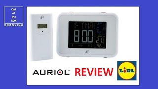 Auriol RadioControlled Weather Station  Weather Station HG06061ADCF HG06061BDCF REVIEW Lidl [upl. by Eeldarb]