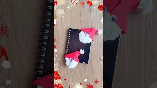 Christmas Crafts with Paper  Santa Claus  PaperBookmark shorts [upl. by Schroer]