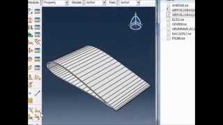 Instantly CAD any constant wing geometry ABAQUSCAE [upl. by Bakemeier]