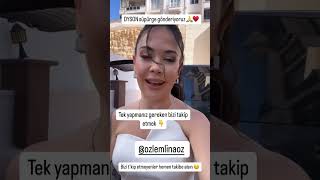 Bizi takip etmeyenler hemen takibe alsın ❤️merak ettikleriniz insta storyde özlemlinaöz [upl. by Oalsecnew]