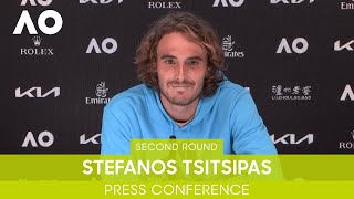 Stefanos Tsitsipas Press Conference 2R  Australian Open 2022 [upl. by Gillian609]