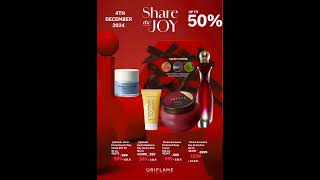 oriflame Upto 50Off 4th31st December flyeroffersaleOriflame December offersOriflame Indis [upl. by Bilbe]