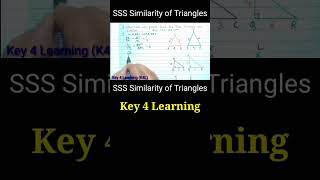 Class 10 Maths chapter 6 Triangles  Similar Triangles  Side side side Similarity of triangles [upl. by Branscum337]