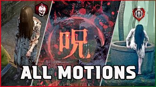 New Killer RINGU The Onryo ALL MOTIONS Prestige 3 MORI Sadako from Dead by Daylight [upl. by Nnaylrebmik526]