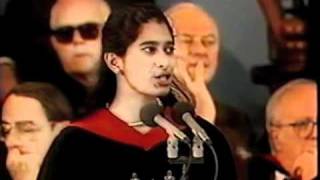 Harvard Commencement June 10 1993  Bhaswati Bhattacharyas Oration [upl. by Sidwell439]