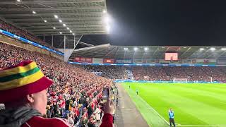 Wales v Finland Welsh Nation Anthem [upl. by Aimahs]