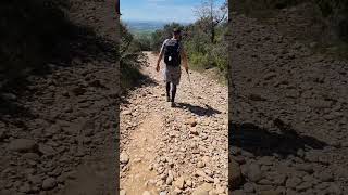 Downhill travel caminodesantiago hiking caminofrances [upl. by Retsehc]