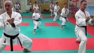 Uechi ryu trening učeničkih kata [upl. by Zoa]