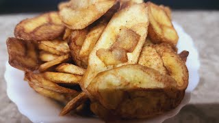 How to make Banana Chips at home  Homemade Banana Chips  Snacks  Chips [upl. by Athalee]