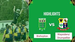 Highlights Bishopton v WaysidersDrumpellier 17092022 [upl. by Ubald]